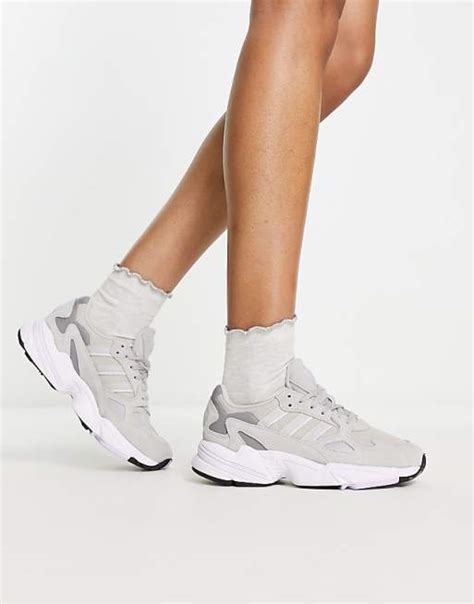 adidas Originals Falcon trainers in grey 